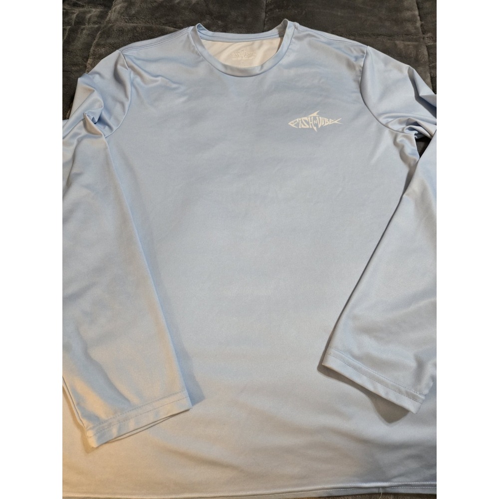 Fish Vibe Long Sleeve Pyll Over Size M shirt